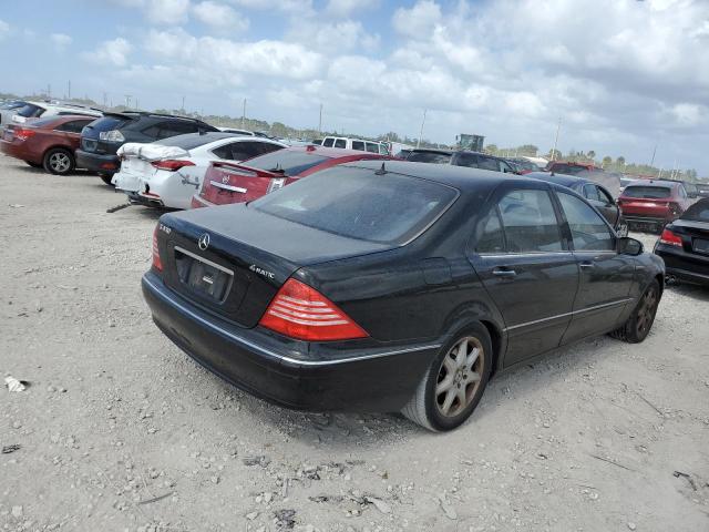 WDBNG83J93A368923 - 2003 MERCEDES-BENZ S 430 4MATIC BLACK photo 4