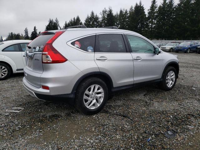 2HKRM4H76FH701139 - 2015 HONDA CR-V EXL SILVER photo 3