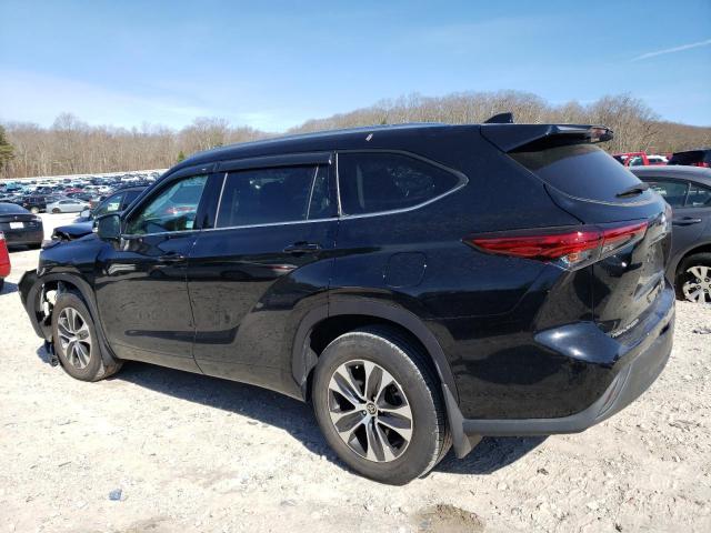 5TDGZRBH4LS513748 - 2020 TOYOTA HIGHLANDER XLE BLACK photo 2