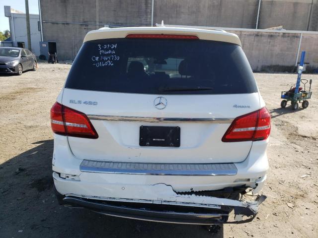 4JGDF6EEXJB016036 - 2018 MERCEDES-BENZ GLS 450 4MATIC WHITE photo 6