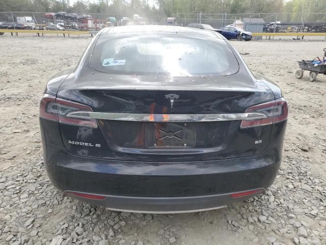 5YJSA1CNXDFP21078 - 2013 TESLA MODEL S შავი ფოტო 6