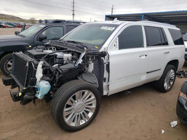 1GYS4DKJ6KR243041 - 2019 CADILLAC ESCALADE PLATINUM WHITE photo 1