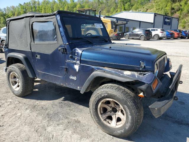 1J4FY29P2VP493090 - 1997 JEEP WRANGLER / SE BLUE photo 4