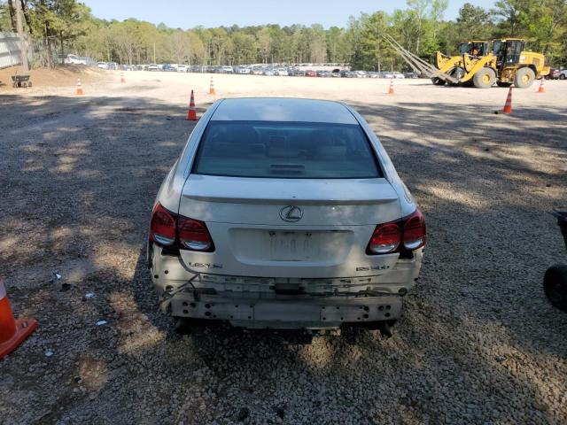 JTHBH96S565036663 - 2006 LEXUS GS 300 WHITE photo 6