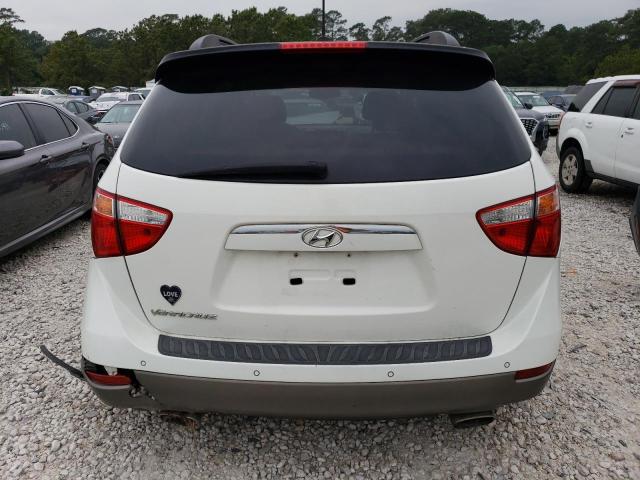 KM8NU4CC5CU204678 - 2012 HYUNDAI VERACRUZ GLS WHITE photo 6