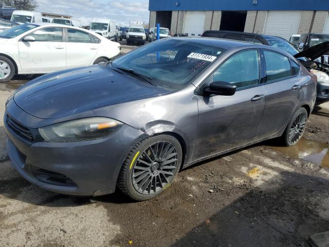 1C3CDFBB1GD531492 - 2016 DODGE DART SXT GRAY photo 1