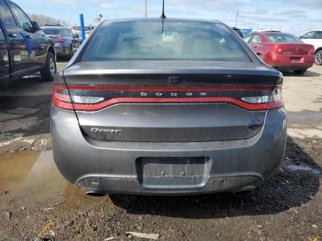 1C3CDFBB1GD531492 - 2016 DODGE DART SXT GRAY photo 6