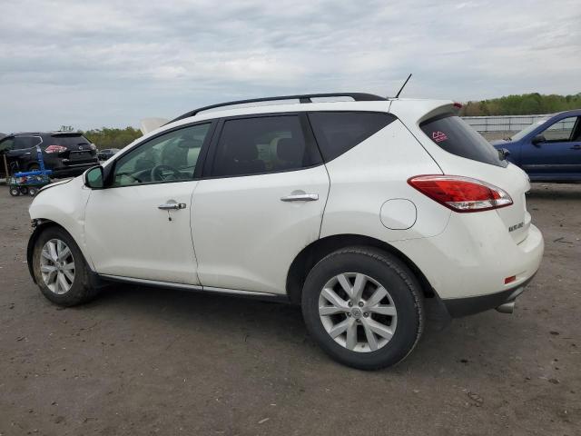 JN8AZ1MU5CW105975 - 2012 NISSAN MURANO S WHITE photo 2