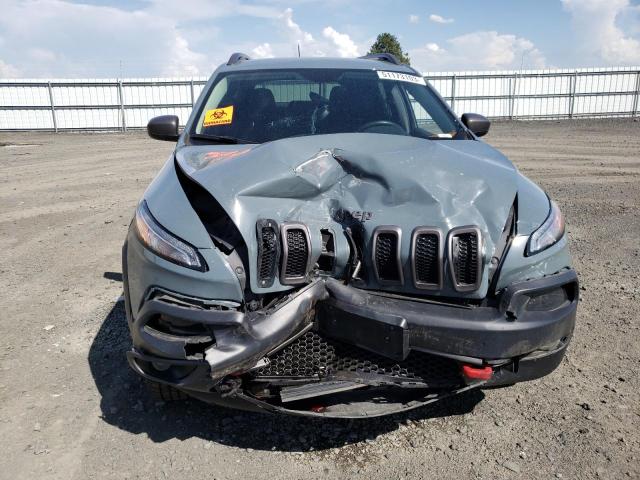 1C4PJMBB4FW521374 - 2015 JEEP CHEROKEE TRAILHAWK GRAY photo 5