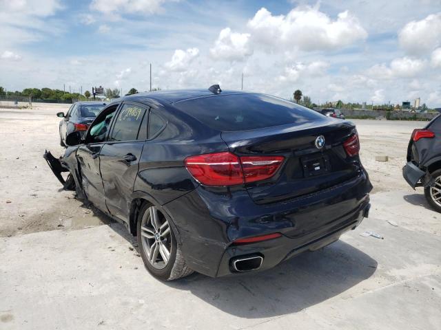 5UXKU0C55K0S97501 - 2019 BMW X6 SDRIVE35I BLUE photo 3