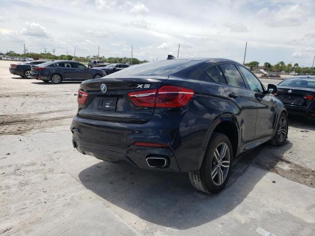 5UXKU0C55K0S97501 - 2019 BMW X6 SDRIVE35I BLUE photo 4