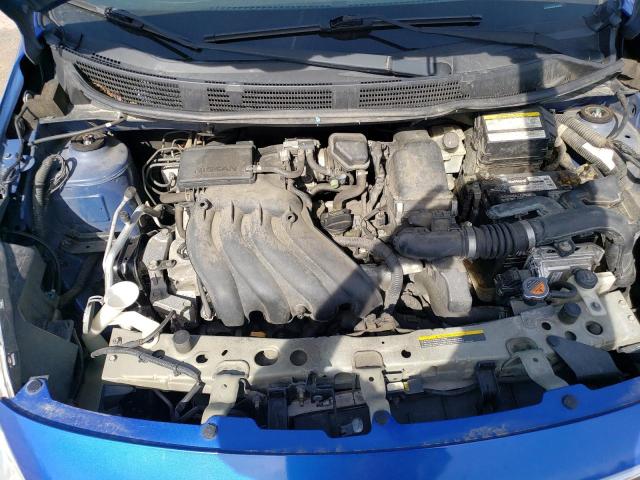 3N1CN7AP6EL852515 - 2014 NISSAN VERSA S BLUE photo 11