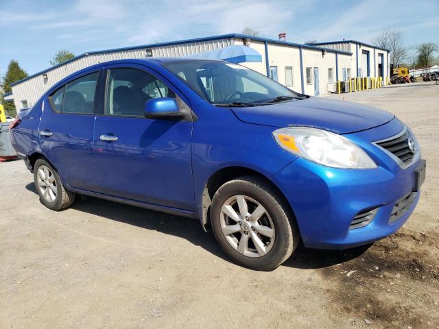 3N1CN7AP6EL852515 - 2014 NISSAN VERSA S BLUE photo 4