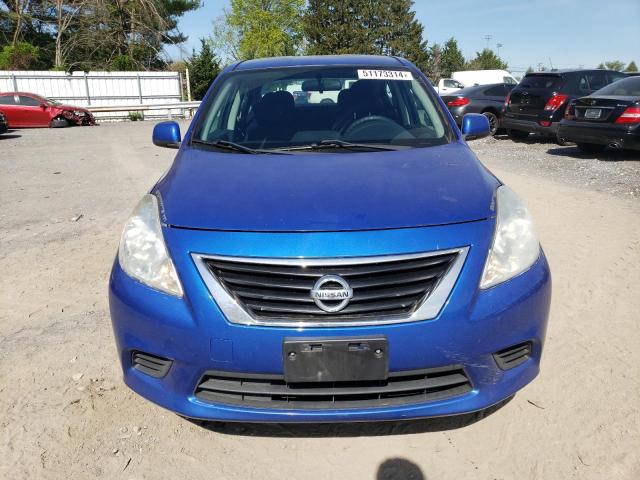 3N1CN7AP6EL852515 - 2014 NISSAN VERSA S BLUE photo 5