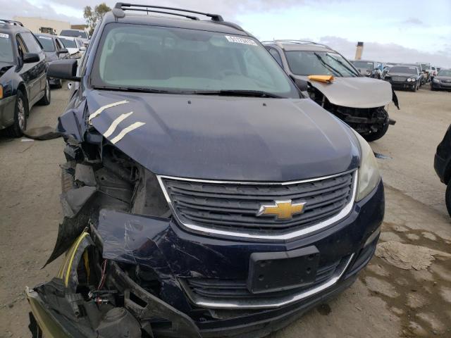 1GNKVFKD0FJ186954 - 2015 CHEVROLET TRAVERSE LS BLUE photo 5