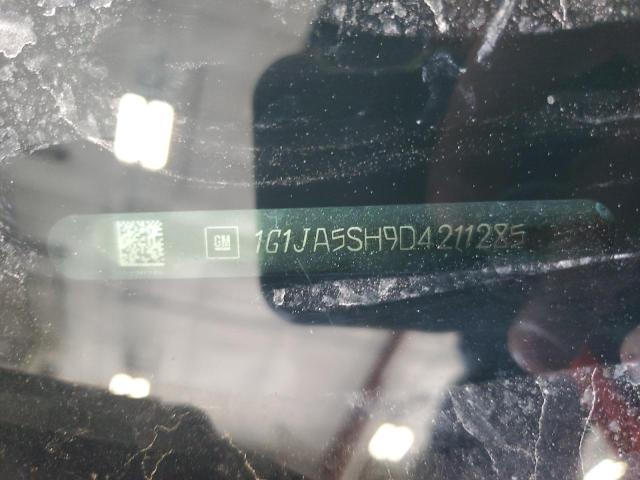 1G1JA5SH9D4211285 - 2013 CHEVROLET SONIC LS 红色 照片 13