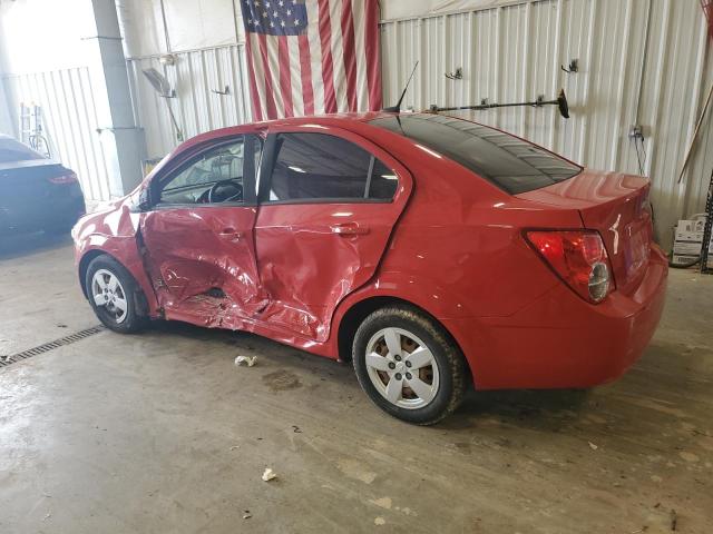 1G1JA5SH9D4211285 - 2013 CHEVROLET SONIC LS 红色 照片 2