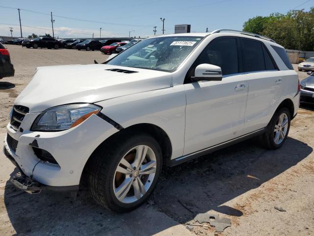 4JGDA5HB8FA564222 - 2015 MERCEDES-BENZ ML 350 4MATIC WHITE photo 1
