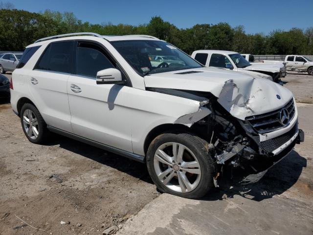 4JGDA5HB8FA564222 - 2015 MERCEDES-BENZ ML 350 4MATIC WHITE photo 4