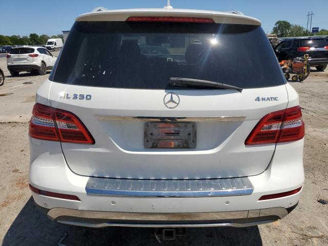 4JGDA5HB8FA564222 - 2015 MERCEDES-BENZ ML 350 4MATIC WHITE photo 6