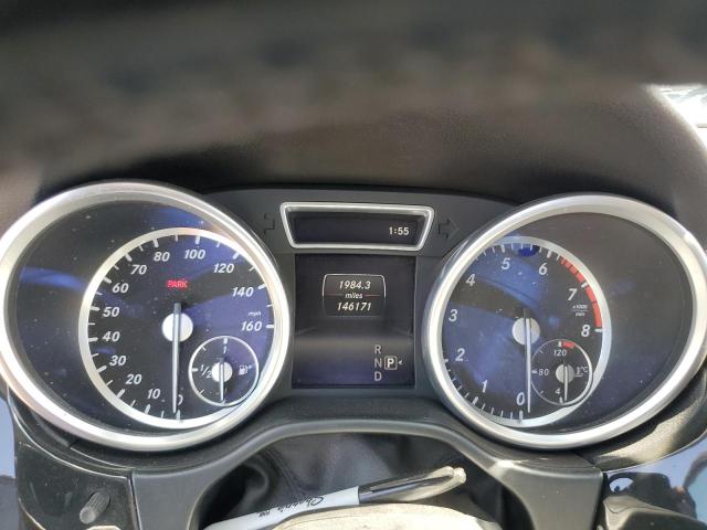 4JGDA5HB8FA564222 - 2015 MERCEDES-BENZ ML 350 4MATIC WHITE photo 9