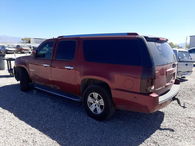 1GKFK66837J202585 - 2007 GMC YUKON XL DENALI RED photo 2