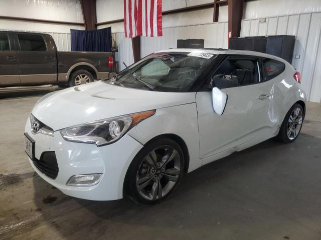 KMHTC6AD5FU226833 - 2015 HYUNDAI VELOSTER WHITE photo 1