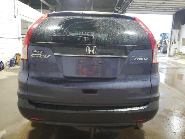 2HKRM4H7XDH604605 - 2013 HONDA CR-V EXL BLUE photo 6