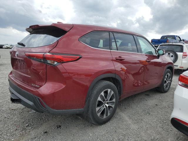 5TDGZRBH0MS085971 - 2021 TOYOTA HIGHLANDER XLE 勃艮第红 照片 3
