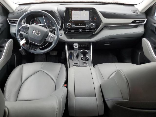 5TDGZRBH0MS085971 - 2021 TOYOTA HIGHLANDER XLE 勃艮第红 照片 8