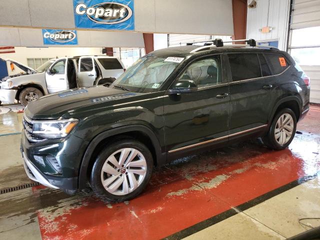1V2BR2CA8MC582737 - 2021 VOLKSWAGEN ATLAS SEL GREEN photo 1
