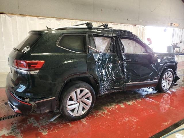 1V2BR2CA8MC582737 - 2021 VOLKSWAGEN ATLAS SEL GREEN photo 3