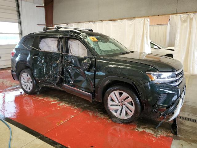 1V2BR2CA8MC582737 - 2021 VOLKSWAGEN ATLAS SEL GREEN photo 4