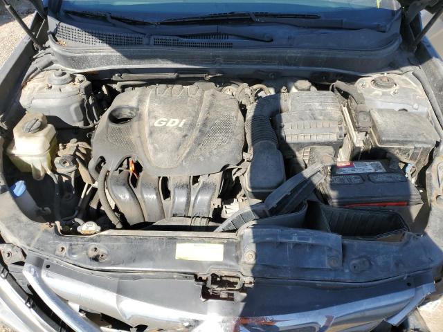 5NPEB4AC2EH841019 - 2014 HYUNDAI SONATA GLS GRAY photo 11