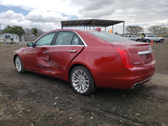 1G6AS5SX4F0104492 - 2015 CADILLAC CTS PERFORMANCE COLLECTION RED photo 2