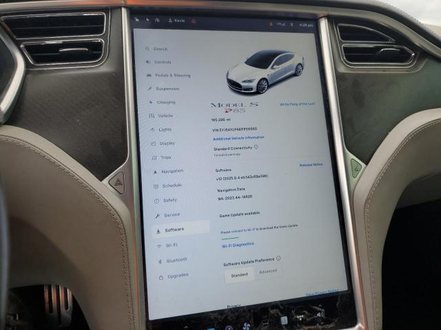 5YJSA1CP6DFP05560 - 2013 TESLA MODEL S WHITE photo 9