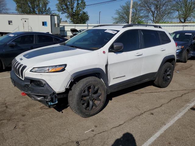 1C4PJMBS7GW199248 - 2016 JEEP CHEROKEE TRAILHAWK WHITE photo 1