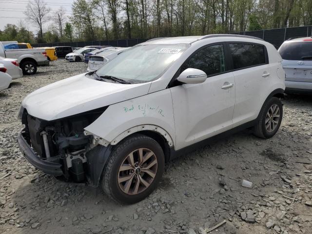 KNDPB3AC9F7772483 - 2015 KIA SPORTAGE LX WHITE photo 1