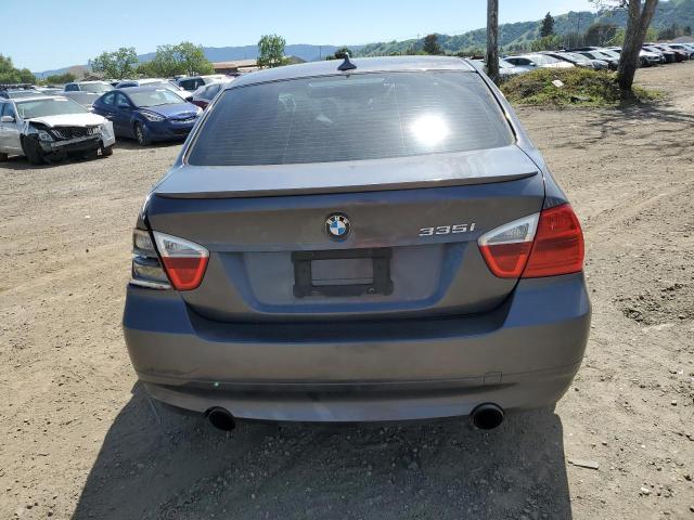 WBAVB73597KY62371 - 2007 BMW 335 I GRAY photo 6