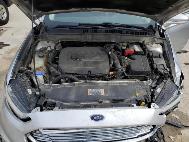 3FA6P0HD5ER182921 - 2014 FORD FUSION SE SILVER photo 11