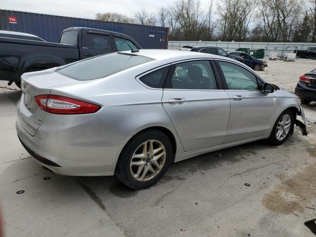 3FA6P0HD5ER182921 - 2014 FORD FUSION SE SILVER photo 3