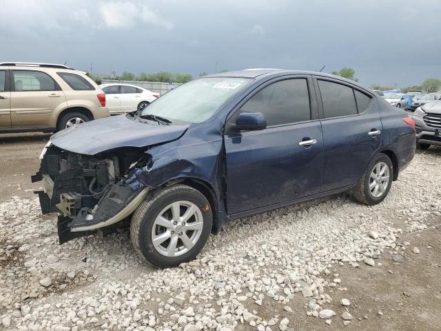 3N1CN7AP8CL921007 - 2012 NISSAN VERSA S BLUE photo 1