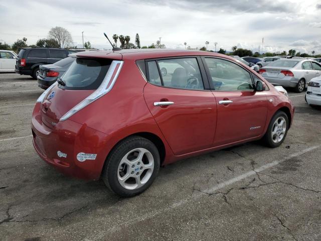 JN1AZ0CP8CT019789 - 2012 NISSAN LEAF SV RED photo 3