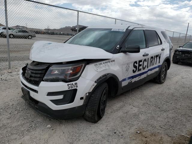 1FM5K8AR7GGD05830 - 2016 FORD EXPLORER POLICE INTERCEPTOR WHITE photo 1
