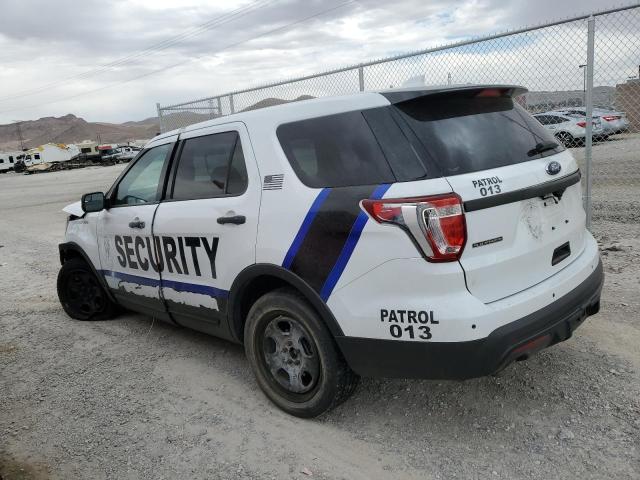 1FM5K8AR7GGD05830 - 2016 FORD EXPLORER POLICE INTERCEPTOR WHITE photo 2