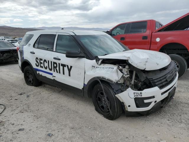 1FM5K8AR7GGD05830 - 2016 FORD EXPLORER POLICE INTERCEPTOR WHITE photo 4