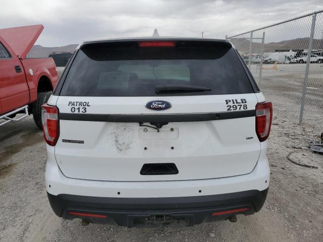 1FM5K8AR7GGD05830 - 2016 FORD EXPLORER POLICE INTERCEPTOR WHITE photo 6
