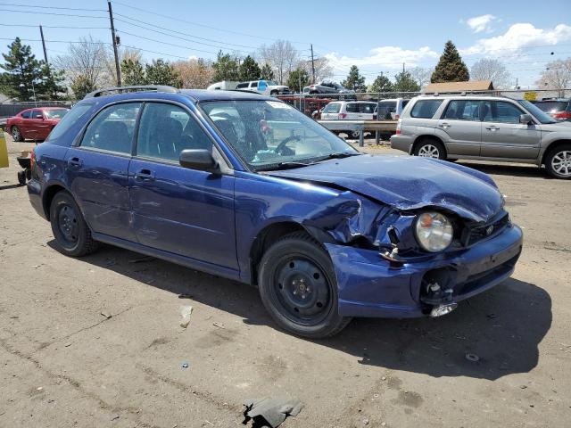 JF1GG65573G807893 - 2003 SUBARU IMPREZA TS BLUE photo 4