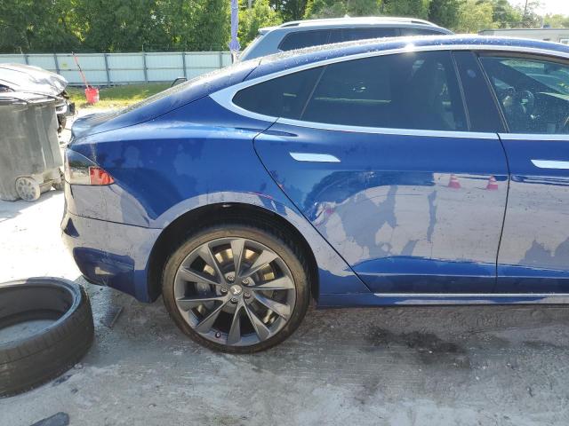 5YJSA1E20LF370747 - 2020 TESLA MODEL S Mavi foto 10