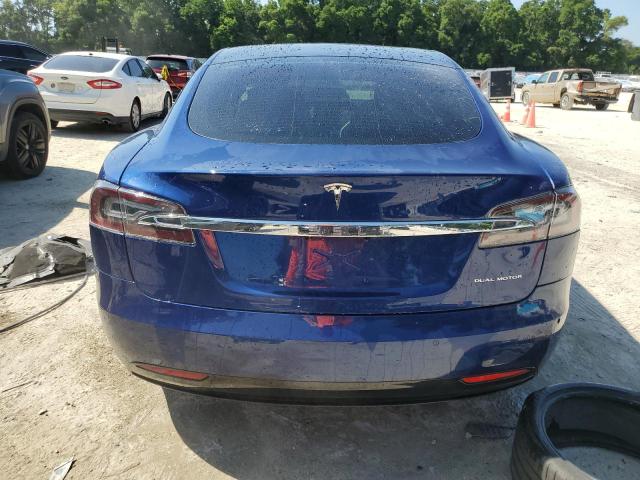 5YJSA1E20LF370747 - 2020 TESLA MODEL S Mavi foto 6